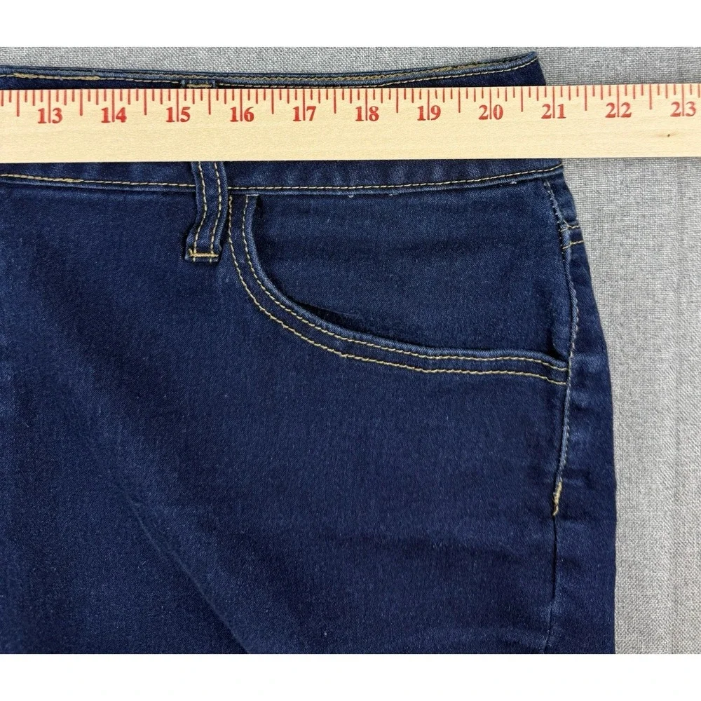Hydraulic Women's Dark Wash Stretch Jeans Size 22W Plus Size Straight Leg